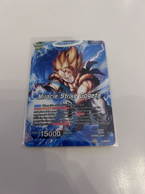 Dragon Ball trading card game leader card Son Goku and Vegeta