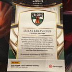 Lukas Lekavicius 2025-26 Select Euroleague White Ice Auto /49 card