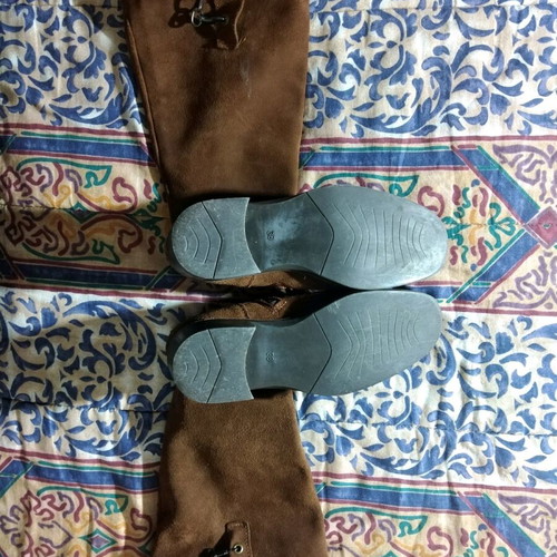 San Marina women's suede brown boots like new, size 38