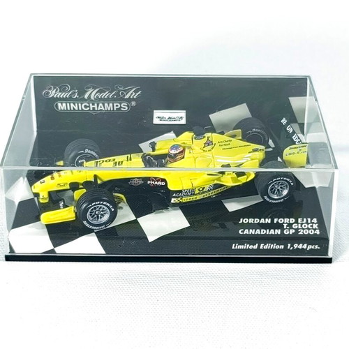 Jordan Ford EJ14 Timo Glock Canadian GP 2004 1:43 Minichamps new