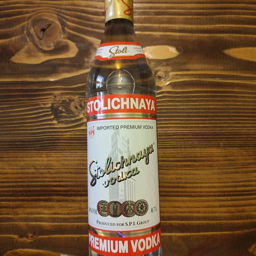 Stolichnaya vodka genuine new