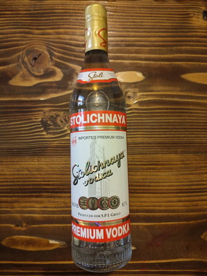 Stolichnaya vodka genuine new