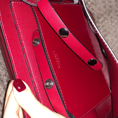 Zara Basic backpack red leatherette like new