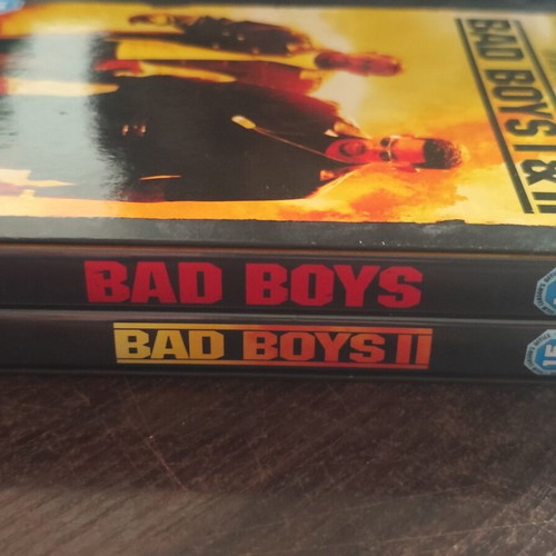 Bad Boys 1 and 2 DVD used, double disc, adventure