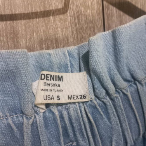 Bershka balloon jeans like new, size S, blue turquoise