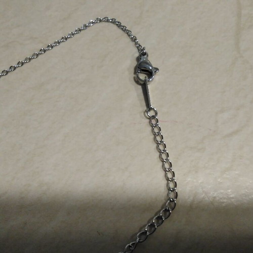 Women's necklace with turquoise and silver lucky eye design, like new