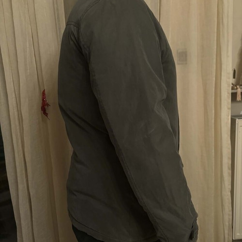 Men's jacket used, gray and green, sizes XL and XXL