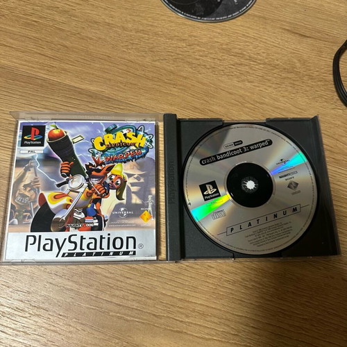 Crash Bandicoot 3: Warped PlayStation PS1 used with manual