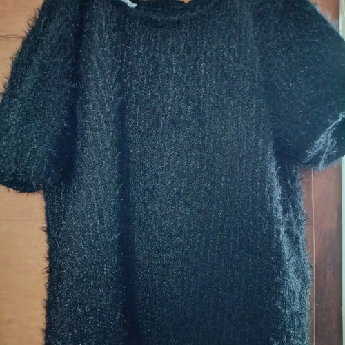 Regalinas knitted blouse like new, size M, black