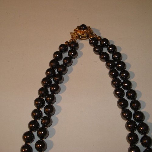 Hematite necklace used