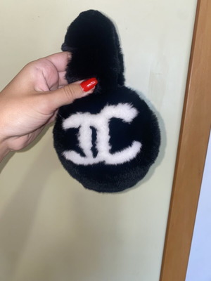 Chanel earmuffs, black, new original