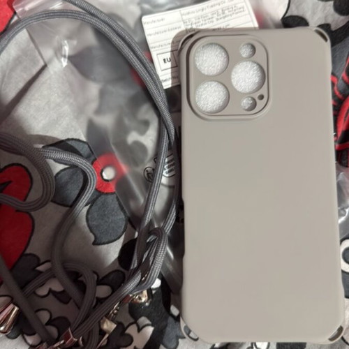 iPhone 16pro phone case new with strap and corner protectors