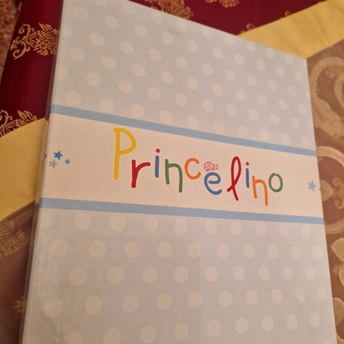 Princelino photo album for boy new with silver details