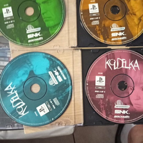 Koudelka PlayStation PS1 game discs used