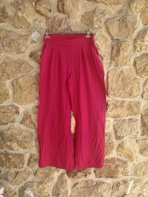 Enzzo women's wide leg trousers magenta size L like new