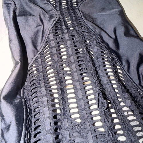 Despi black one-piece swimsuit new with tags, size S