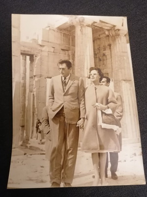 Gregory Peck photo at the Acropolis used