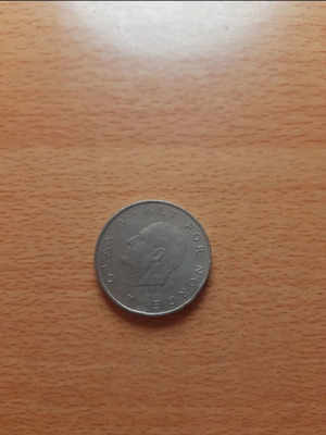Norway 1 krone 1991 coin like new