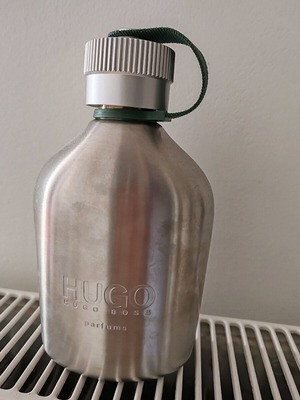 Hugo Boss collectible aluminum flask like new
