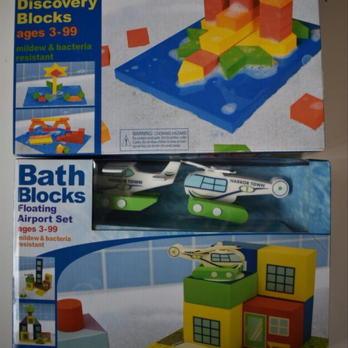 Bath Blocks new foam bath toy set