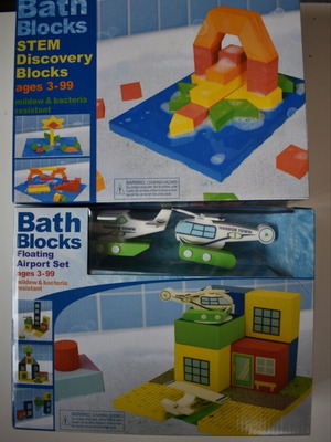 Bath Blocks new foam bath toy set