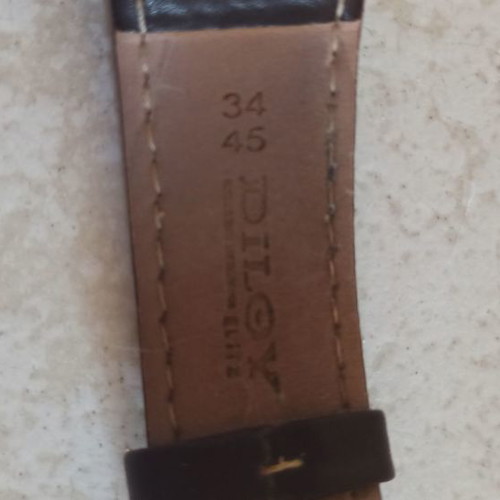 Timberland Campton men's watch used with Diloy elite leather strap