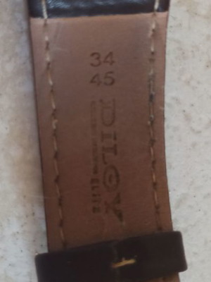 Timberland Campton men's watch used with Diloy elite leather strap