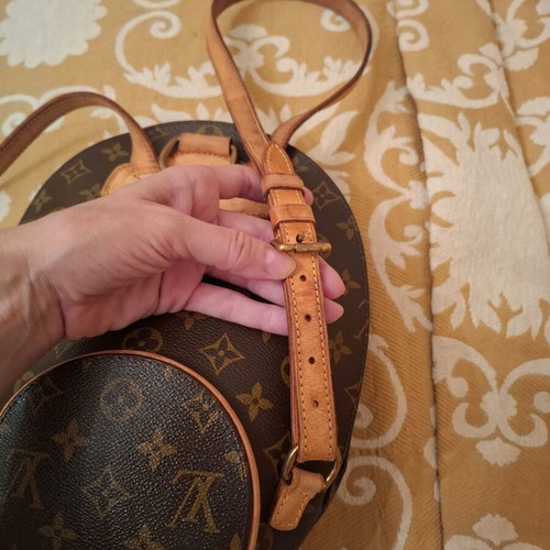 Louis Vuitton Ellipse Backpack used, medium size, beige and brown