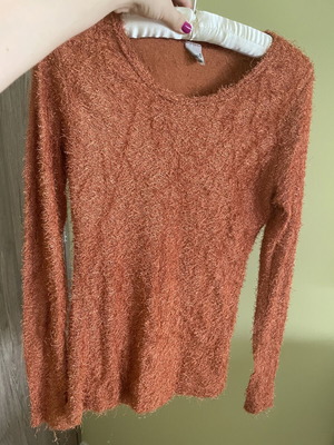 Winter blouse like new, size S, brown