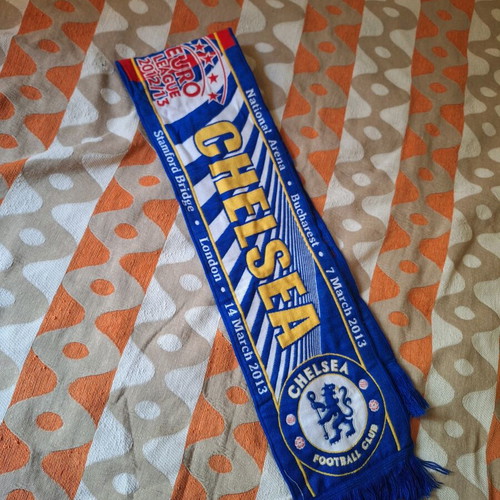 Collectible football scarf Steaua vs. Chelsea