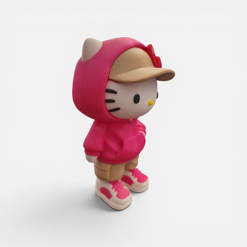 Hello Kitty 20cm Urban Streetwear Fan Art Figure made to order