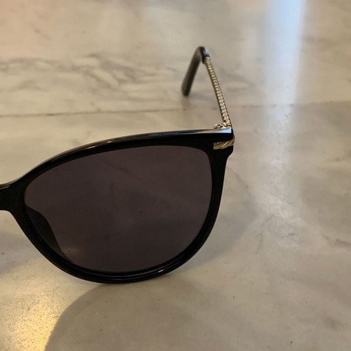 Celestino sunglasses used, black with gold arms