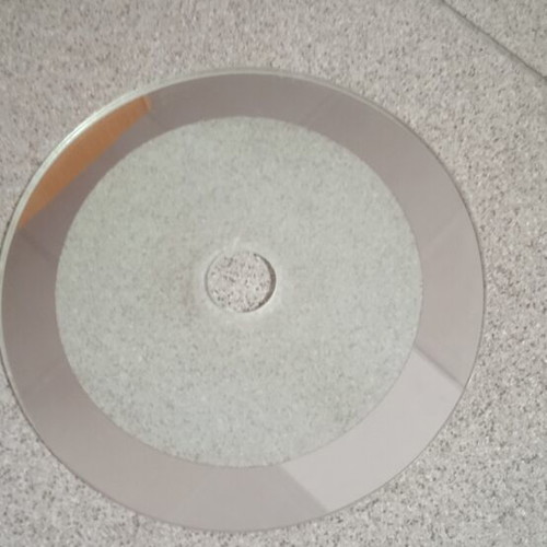 Ceiling light with three arms, metallic lead color, 51 cm height