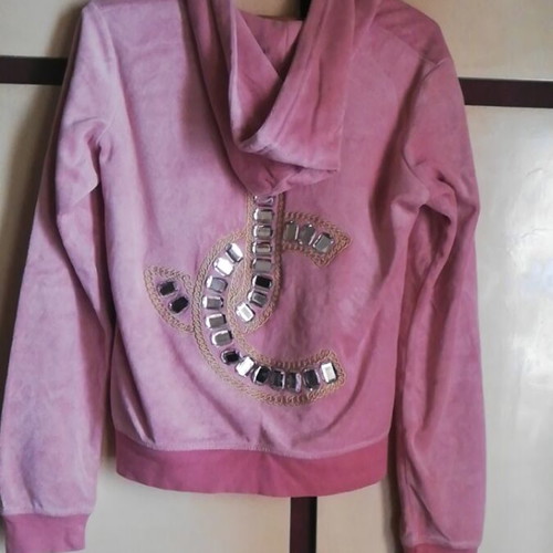 Juice Couture sweatshirt pink like new, size M