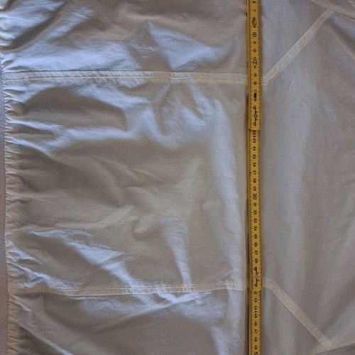 D.N.M Wear Windbreaker Jacket like new, white, size M