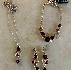 Σετ Warren James  με κρύσταλλα swarovski καινούργιο