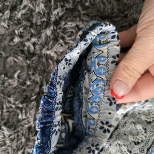 Saya pants used with blue pattern S/M