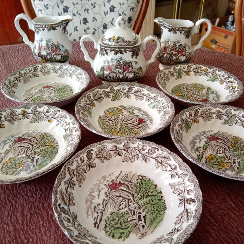 Vintage Myotts Counry Life dinnerware
