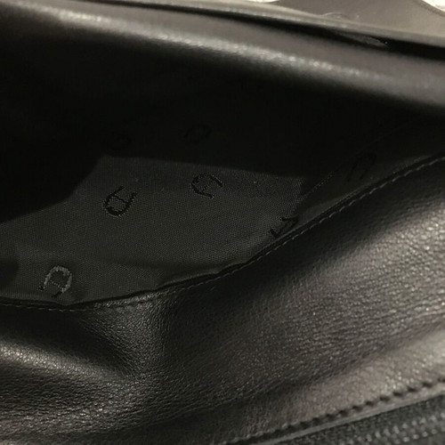 AIGNER Munich leather wallet unisex used, black, 2 parts