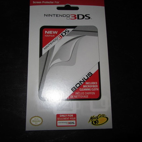 MadCatz Nintendo 3DS Screen Protector Pak 4 membranes new sealed