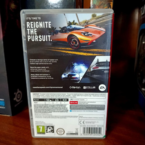 Need for Speed Hot Pursuit Remastered Nintendo Switch game like new, English version