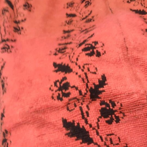 Handmade woven rug new on loom