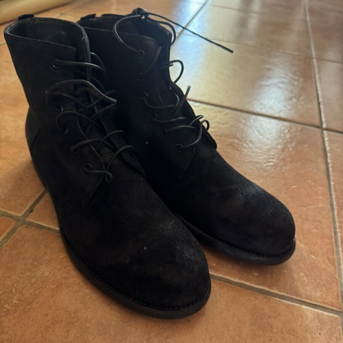 Officine Creative shoes used, black suede leather size 41