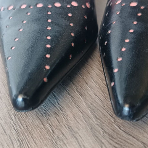 Carlos by Carlos Santana Stilettos black-pink leather like new