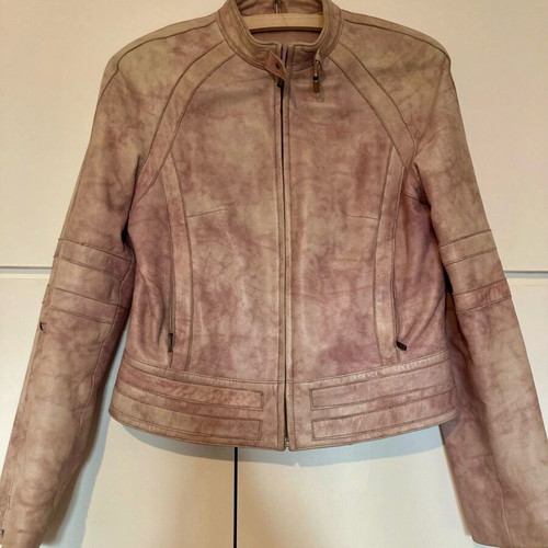 Jacket 100% leather used, dusty pink, size Medium