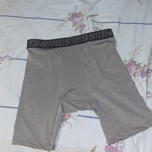 Men's sports leggings like new, black and grey, size M