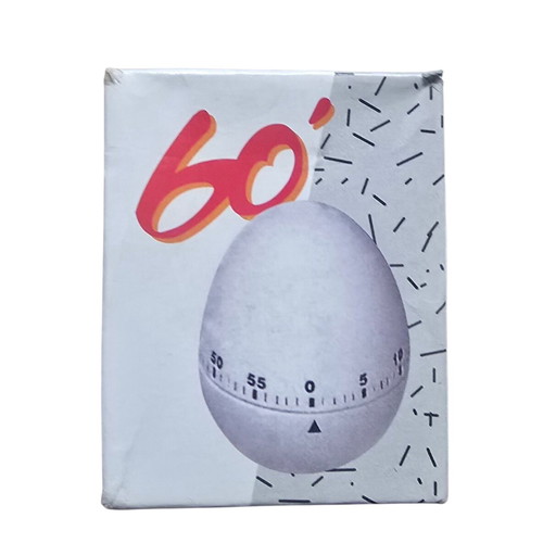 Analog kitchen timer new egg-shaped