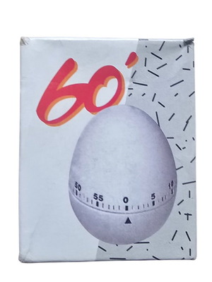 Analog kitchen timer new egg-shaped