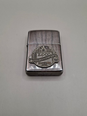Zippo 60th Anniversary Case used, collectible lighter accessory