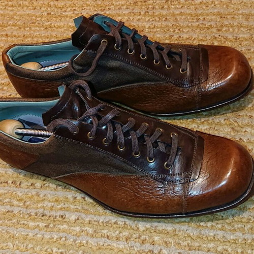 Kenzo elegant shoes like new, size 43, leather and fabric